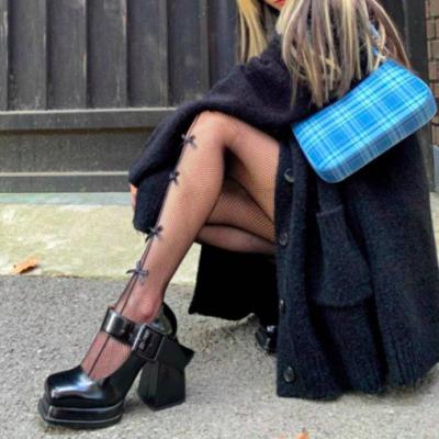 China Other Lady Brand Square Toe Buckle Strappy Block Heel Strappy Block Heel Office Lady Goth Women Pumps 2022 Summer Dress Party Shoes for sale