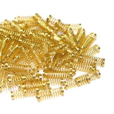 China Cylinder OEM Customized Various Gold Plated Keyboard Switch Compression Springs for sale