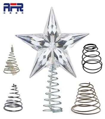 China Small conical coil spring, conical spring, spring for Christmas tree topper for sale