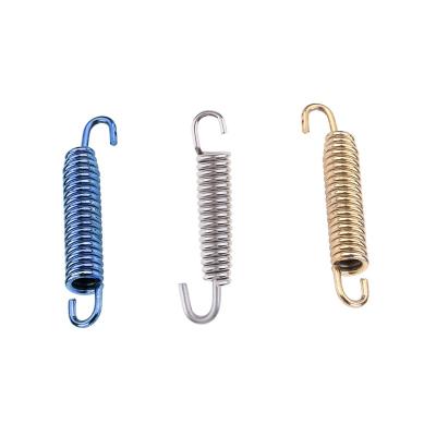 China Custom Coil AFR Silver Blue Gold Extension Spring For Motorcycle Muffler Exhaust Pipe for sale