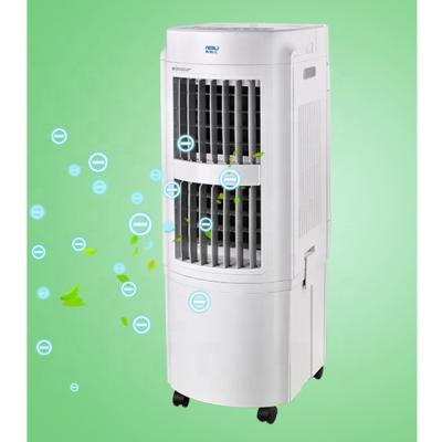 China 24 Hour Timer Dual Windows Air Outlet Ionizer Operate Cooling Only Water Evaporative Air Cooler for sale