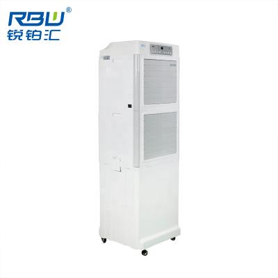 China New Trend 24 Hour Timer Floor Standing Dual Air Vents Water Cool Breeze AC Electric Air Cooler for sale