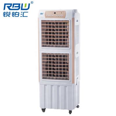 China 24 Hours Loud Airlow Airflow Energy Saving Two Timer Portable Evaporative Air Cooler with Detachable 45L Water Tank for sale