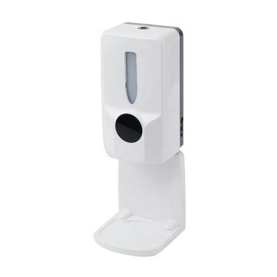 China Factory wholesale latest product desktop automatic touchless foam soap dispenser hand sanitizing body temperature measuring soap dispenser for sale