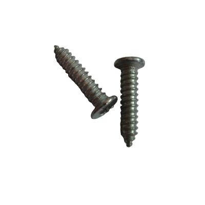 China Pan Gold Plating Head Stainless Steel Flat Tapping Screw Factory Price Professional Manufacturer for sale