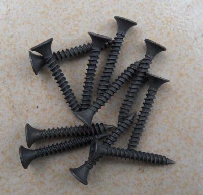 China Flat cheap porcelain drywall screw philip gray bugle head for sale