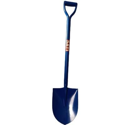 China Agriculture Eco-friendly Garden Shovel Factory Wholesale Price High Standard Square Handle Steel Shovel Mouth for sale