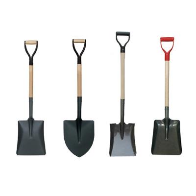 China Farming Shovel Manufacturer Supply High Standard Handle Eco-friendly Ordinary Wooden Shovel for sale