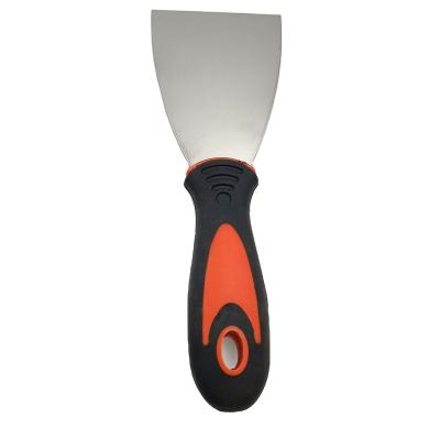 China Stainless Steel Flexible Scraper Supply Finely Processed Maker Thick Blade Wall Putty Knife for sale