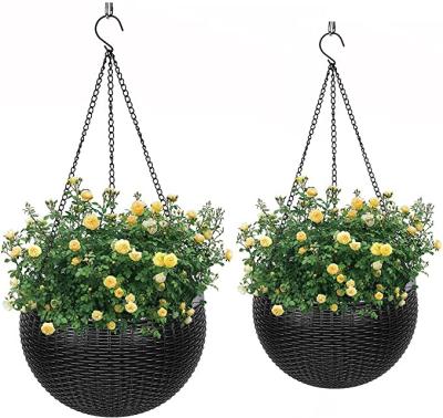 China Professional High Quality Plastic Planting Hanging Basket Flower Pot From China Eco-friendly Supplier for sale