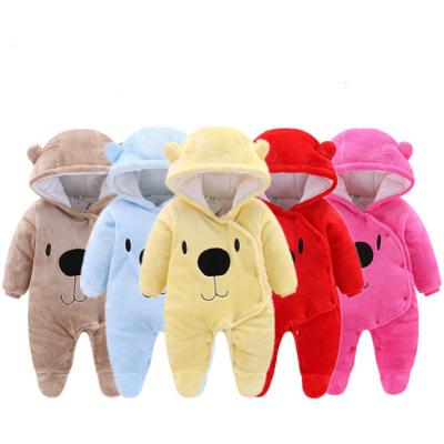 China Lovely New Baby Warm Rompers For Kids Winter Cotton Padded One Piece Overalls for sale