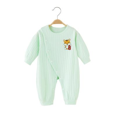 China Lovely Autumn Newborn Infant Baby Boys Girls Romper Playsuit Overall Cotton Long Sleeve Baby Overalls Newborn Clothes for sale