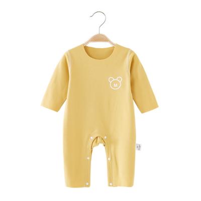 China Lovely New Fashion Toddler Infant Romper Newborn Baby Boy Long Sleeve Overalls Playsuit Cartoon Teams Clothes for sale