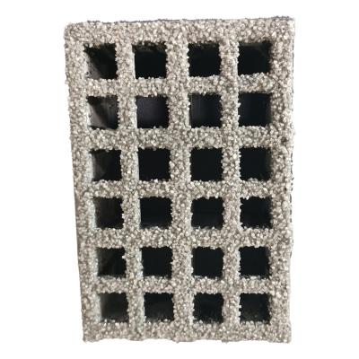 China Modern Gritted Surface fibreglass reinforced plastic grating fiberglass Frp Panel isoftalic resin frp grating for car wash room for sale