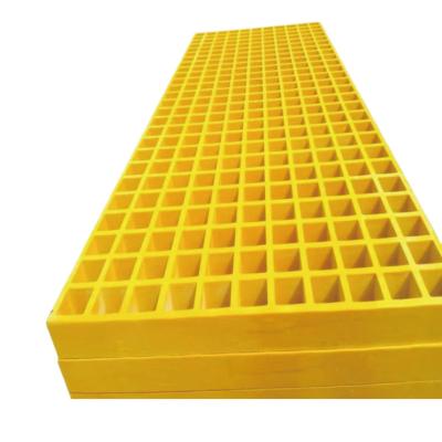 China Modern Panel Size 1220 X 3600mm Resin Plastic Reinforced Gritted Frp Grating FRP Molded Grating For Chemical Platforms for sale