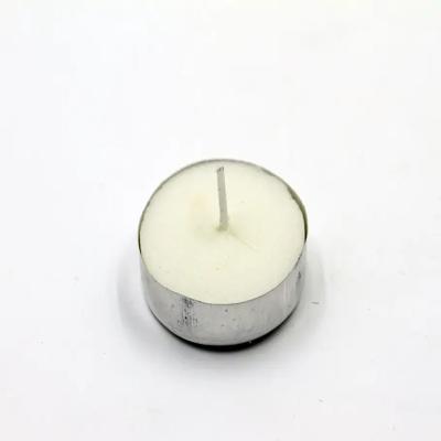 China Birthdays Low Prices Tea Lights 8 Hour Long Burn Night Light Candles Cylindrical White Unscented Tealight for sale