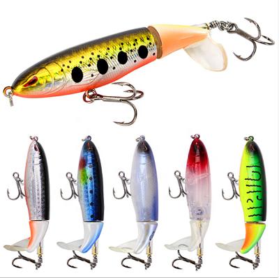 China Hot Sale 13g 9cmTop Water Lie Snap Snap Lure Floating Hooks Hard Bait Thruster Fishing Lures About 9cm 13g for sale