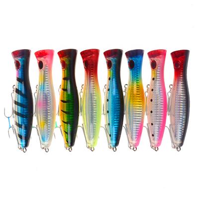 China big game snap fishing hard lure 120mm for fishing topwater abs bass bait fishing tackle with treble hook 12cm 40g for sale