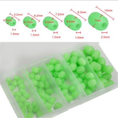 China 100pcs/Box Fishing Bright Luminous Beads Round Beads Pasca Plastic Colorful Accessories Ready To Ship As Description for sale