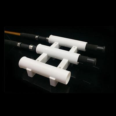 China ABS Ready Stock Durable Plastic Boat Fishing Rod Holder White for sale