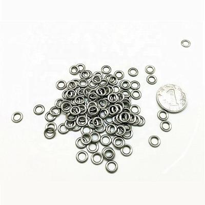 China 304 Stainless Steel Fishing New Tackle Solid Connector Lure PESCA Ring Split Snap Stainless Steel Fishing Tackle for sale