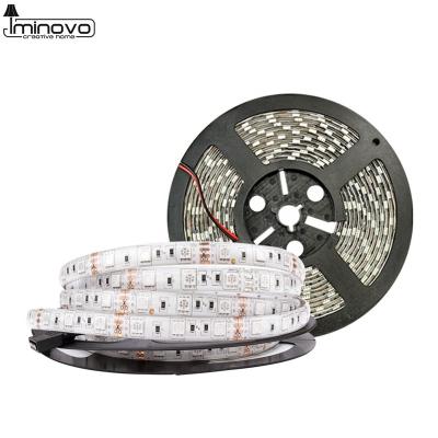 China DC 12V LED Strip Diode Ribbon Outdoor Power 5050 44Key Light Flexible Strip RGB SMD 2835 Full Set Waterproof 5M 10m 15M Lighting for sale