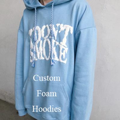 China Wholesale Viable High Quality Unisex Oversized Cotton Hoodie Heavyweight Cotton 3D Blast Print Hoodie 100% Custom Made Blast Print Hoodie for sale