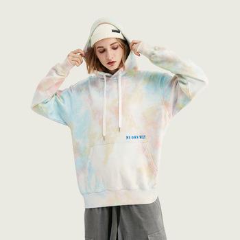 China Anti-wrinkle Hoodie Streetwear Bulk Xxxxl Jumper Tie Dye Hoodies Womens With Wholesale Price for sale