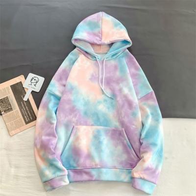 China 100% Custom Unisex Terry Dye Hoodie Mens Hip Hop Hoodie Tie Cotton Tye Dye Acid Wash Custom Viable Design Hoodie for sale