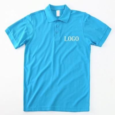 China Hot Sale Flock Printing 220Gsm 100% Cotton Polo Anti Shrink T-Shirt for sale