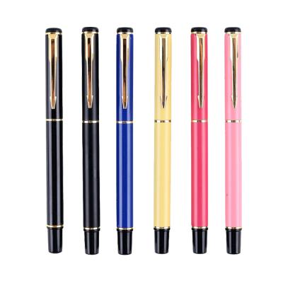 China Popular Ball Pen Custom Metallic Signature Pen High Grade Advertising Gift Business Metal Pen With Logo for sale