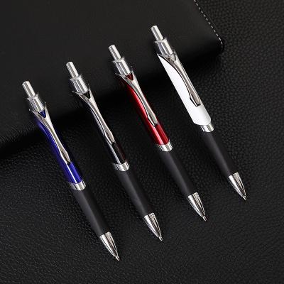 China Popular Office Holiday Customized High-end Metal Ball Pen Triangle Pen Pen Creative Aluminum Rod Press Logo Tip for sale