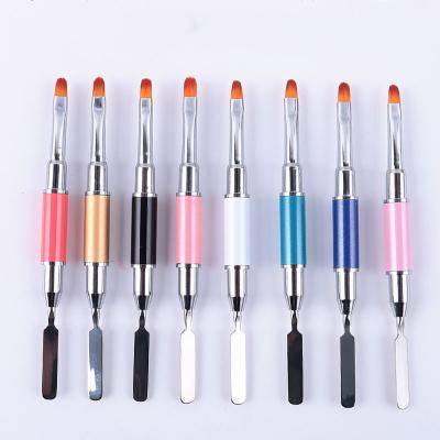 China Beauty Painting Tools Wholesale High Quality Nail Set Brushes With Custom Logo Acrylic Nail Art Brush Pen For Nail Makeup Brushes for sale