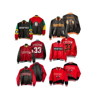 China Fashionable Brand New Starter Black Retro Length Sports Teams Coats Letterman Baseball Bomber Basketball Down Jackets For Men for sale