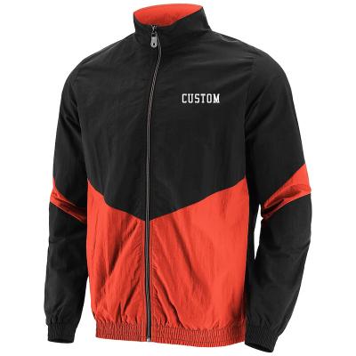 China 2022 Breathable Custom Design Spring Plus Size Casual Loose Cheater Color Block Shell Soft Wind Men's Varsity Jacket for sale