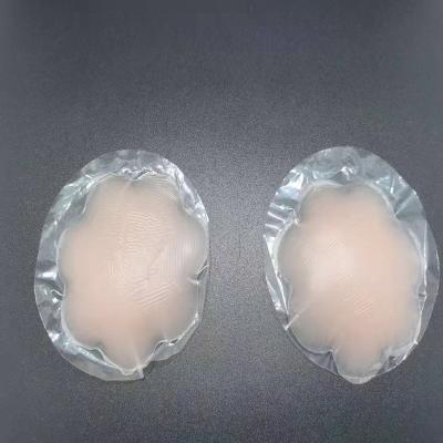 China Reusable Silica Gel Chest Stick Invisible Women's Breasts Stickers Breast Silicone Nipple Cover for sale