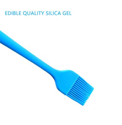 China Easily Cleaned Heat Resistant Food Grade Cooking Oil Brush Silicone BBQ Grill Brush Pantone Silicon Quantity Customize OEM Tools for sale