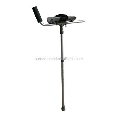 China CR214 Comfortable Adjustable Aluminum Forearm Platform Supports Elderly Lightweight Crutches For Disabled for sale