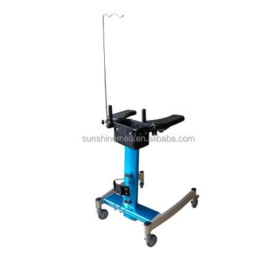 China Front Wheels WA216 Hospital Nursing Home Aluminum Folding Walker Adjustable Height Fold Up Walker Support For Older Elders Disabled for sale