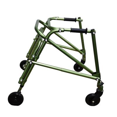 China Convenient Walking Aid For Cerebral Palsy Support Up Frame Pediatric Walkers Folding Posterior Walker For Child Adult WA220 for sale