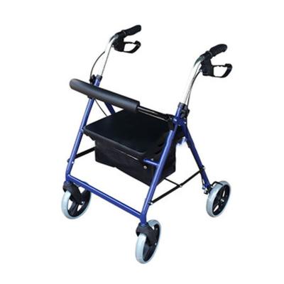 China Mobility Aids RO511 Aluminum Rollator Walker With Seat Convenient Light Weight Rolling Walker For Larger Use for sale