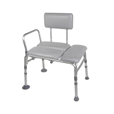 China Elderly Care Products 2-in-1 Tub Transfer Bench Shower Bench Cushions Waterproof Padded Shower Chair BA398 for sale