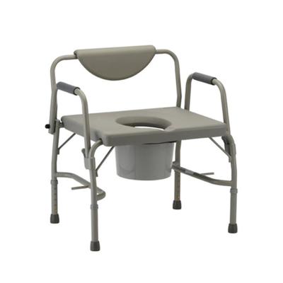 China Bariatric Products Commode Bathroom Chair Heavy Duty Steel Potty Chair Height Adjustable Bariatric Products Care Shower Chair for Elderly Disabled BA390 for sale