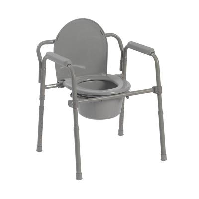 China Elder Care Products Folding Dresser Chair Toilet Chair Bath Chair Bed Basin Potty Steel Transfer Elder BA819 for sale