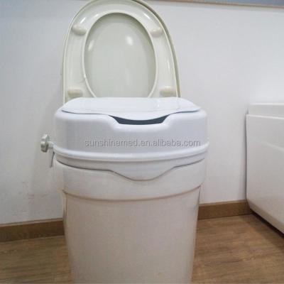 China Elder Care Products BA351 Toilet Seat Riser With Wide Lid Opening Chest Of Drawer Riser Toilet Seat Cushion Extra Raised Toilet Seat for sale