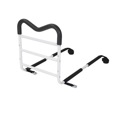 China Bedroom Beside Steel Grab Rail BE430 Position Bar Grip Guard Bedside Stability Grab Bar With Rope Bed Rail For Elderly for sale