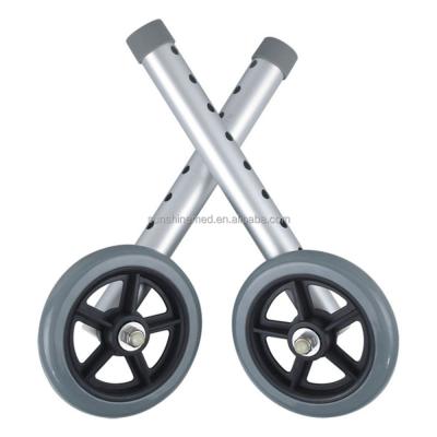 China Hot Sale Walker Accessary Walker Wheels Adjustable Height 5