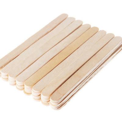 China Cheap Price Customized Viable Food Grade Ice Cream Stick Birch Wooden Natural Wood Popsicle Stick for sale