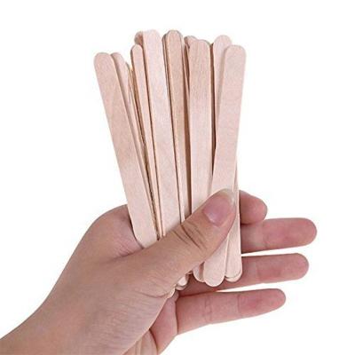 China Eco-Friendly Natural Custom Print Wooden Popsicle Magnum Disposable Wooden Ice Cream Sticks With Logo for sale