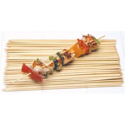 China Heat Resistance Disposable Round Turkish Kebab Knot Bamboo BBQ Skewer Sticks Meat Kebab BBQ Bamboo Skewer for sale